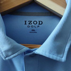 Izod Golf XXL light blue Cool FX golf polo